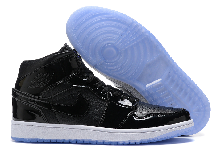 Men's Running Weapon Air Jordan 1 Black Shoes 0405 Men's Running Weapon Air Jordan 1 Black Shoes 0405